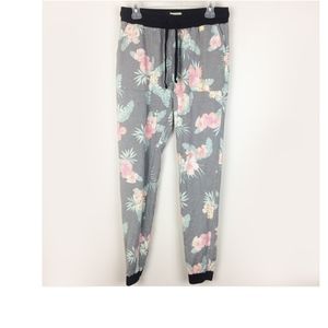 iml Brand Hawaiian Style Sweatpants M Floral Print